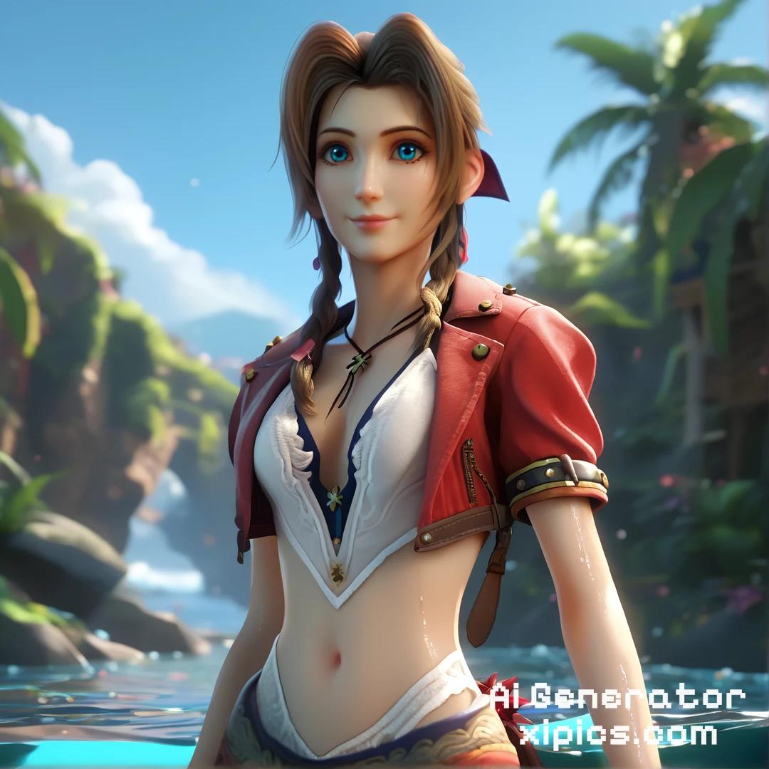 aerith gainsborough xxx - Burning with Passion porn sex