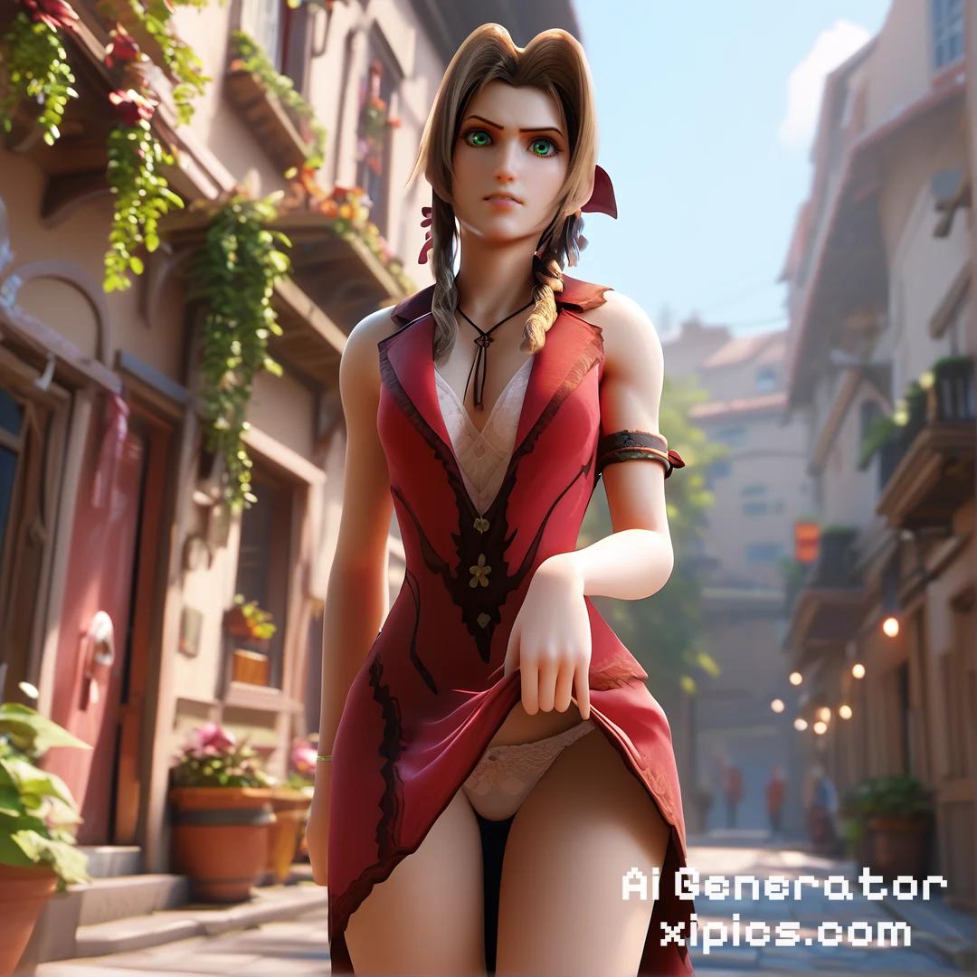 aerith gainsborough cosplay costume - Pleasure Without Boundaries sex chat