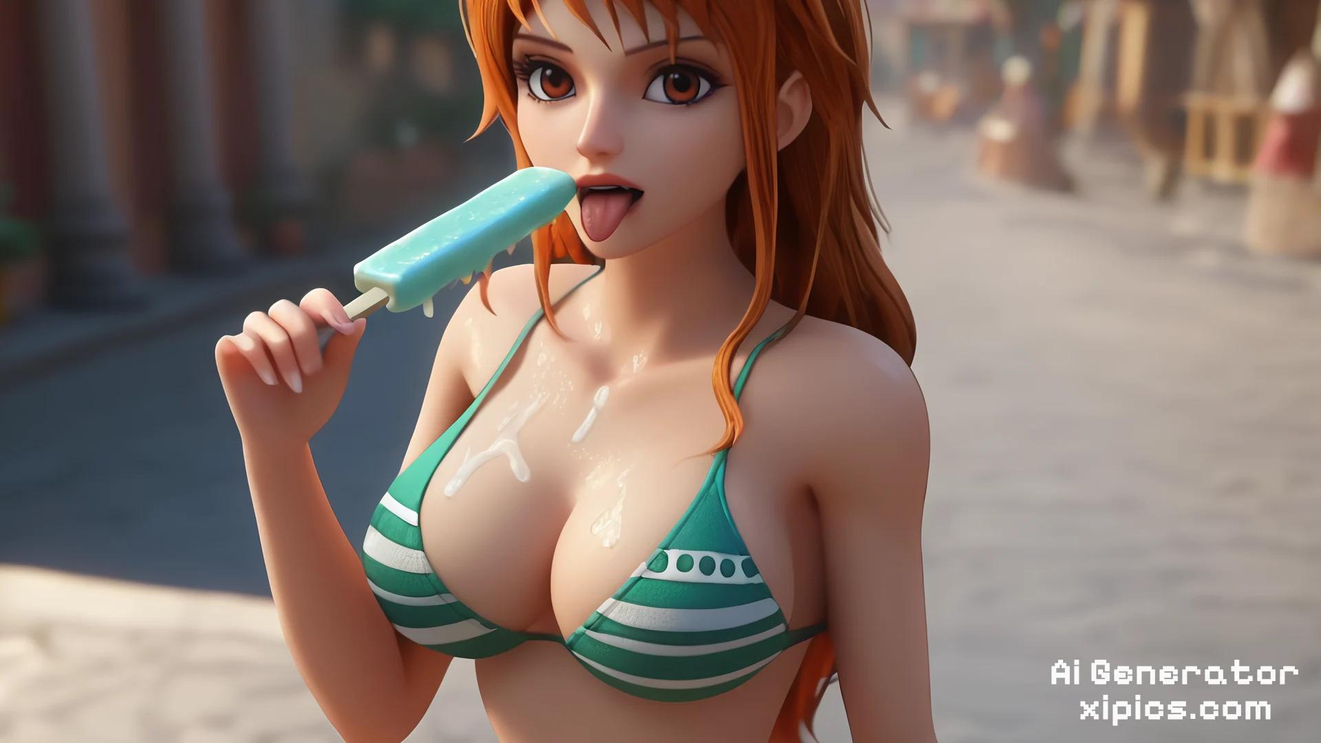 one piece naked - Surrender to the Heat sex