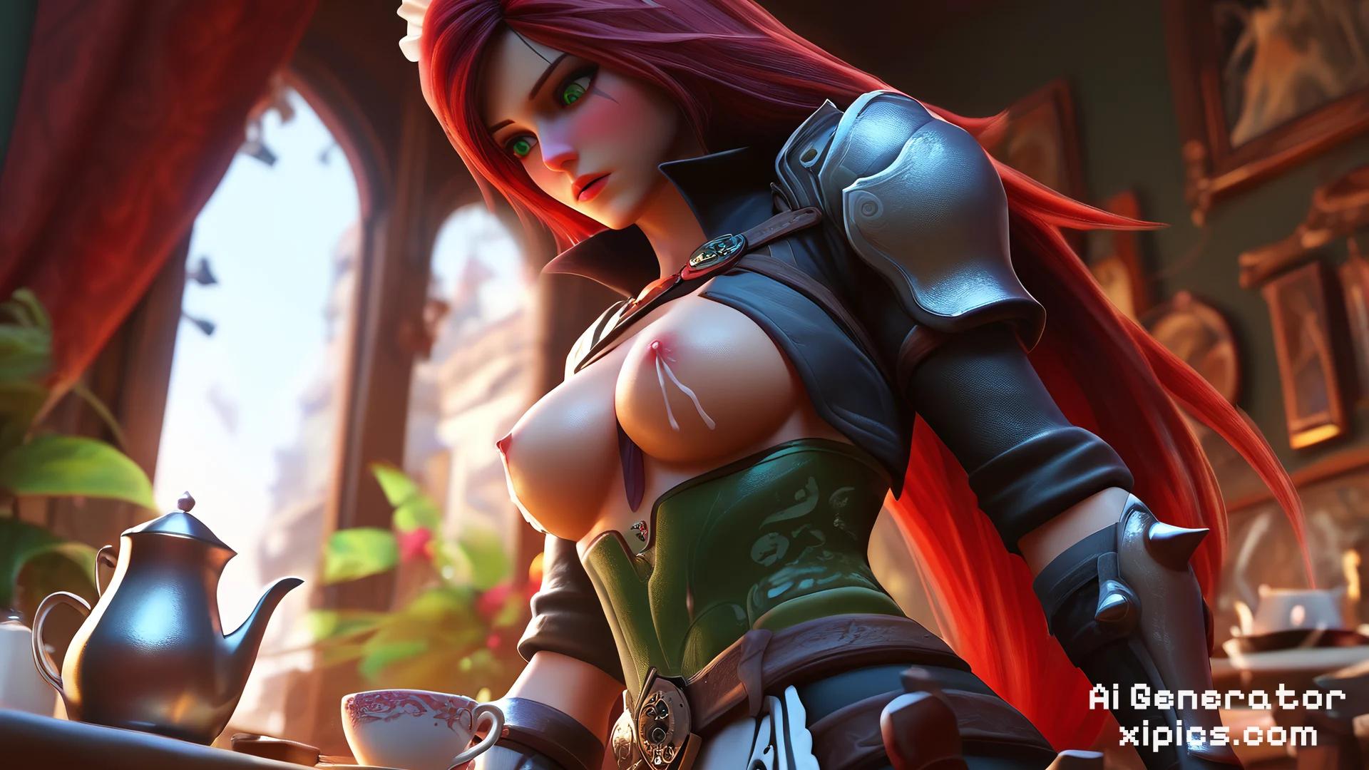 ai lol hentai - Swept Away in Passion Porn