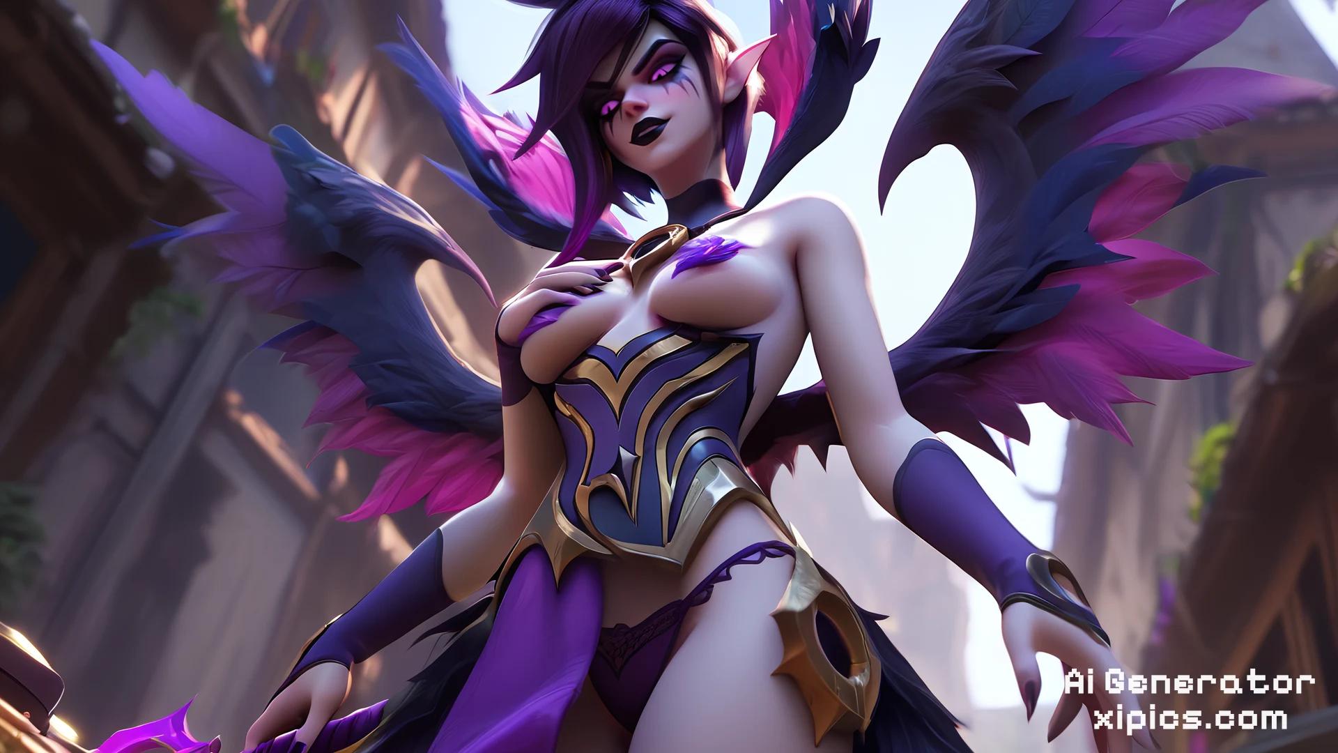 lol morgana porn - Wild and Untamed Ai Generator
