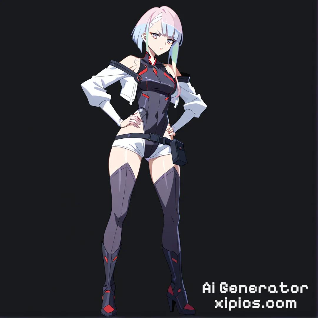 naked cyberpunk 2077 - Swept Away in Heat Ai Porn