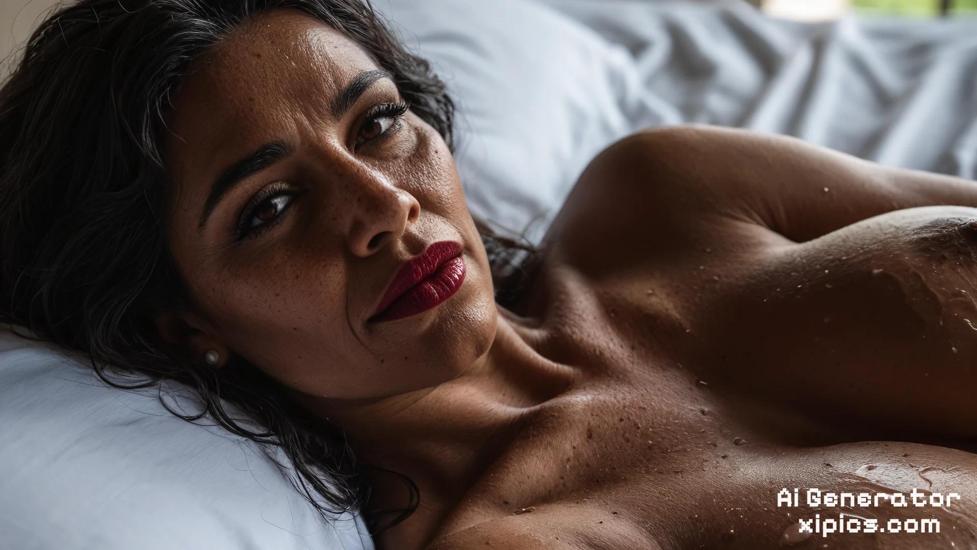 ai generated latina milf - Give In to the Heat