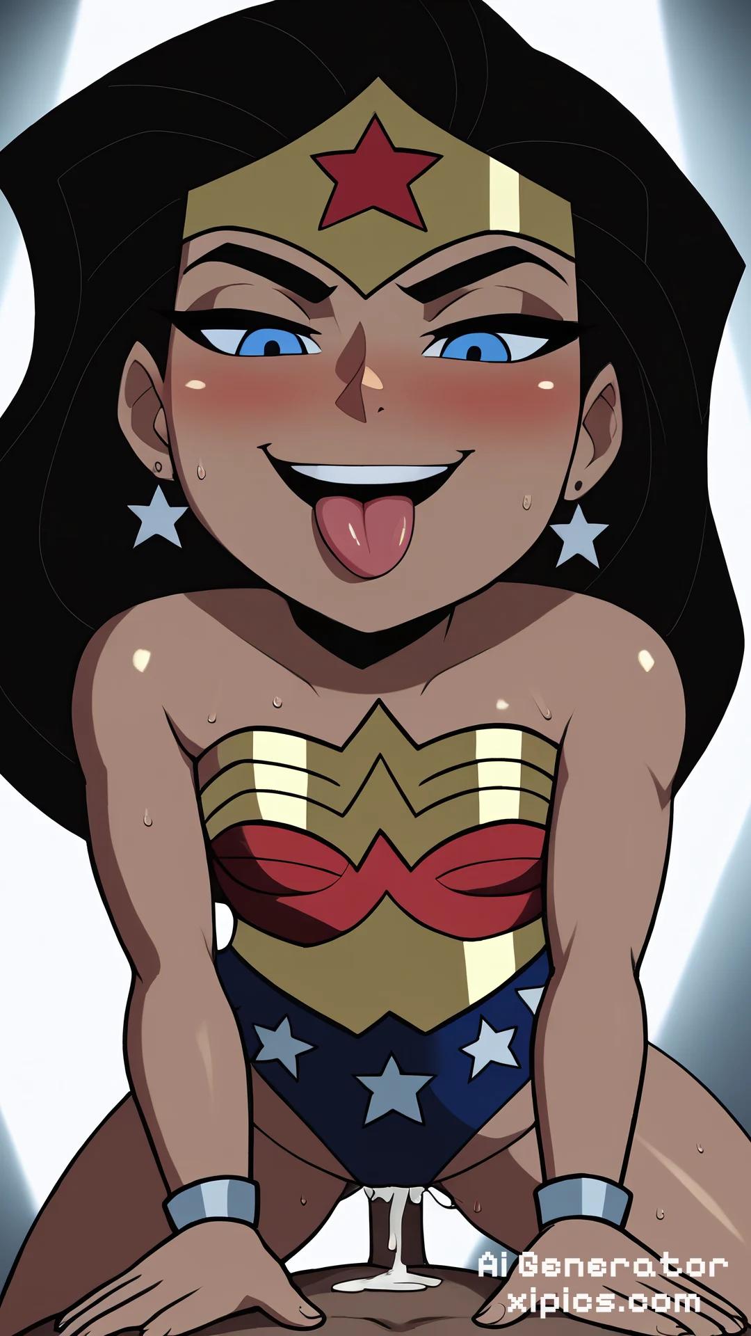 Wonder Women cum in pussy ai cartoon porn