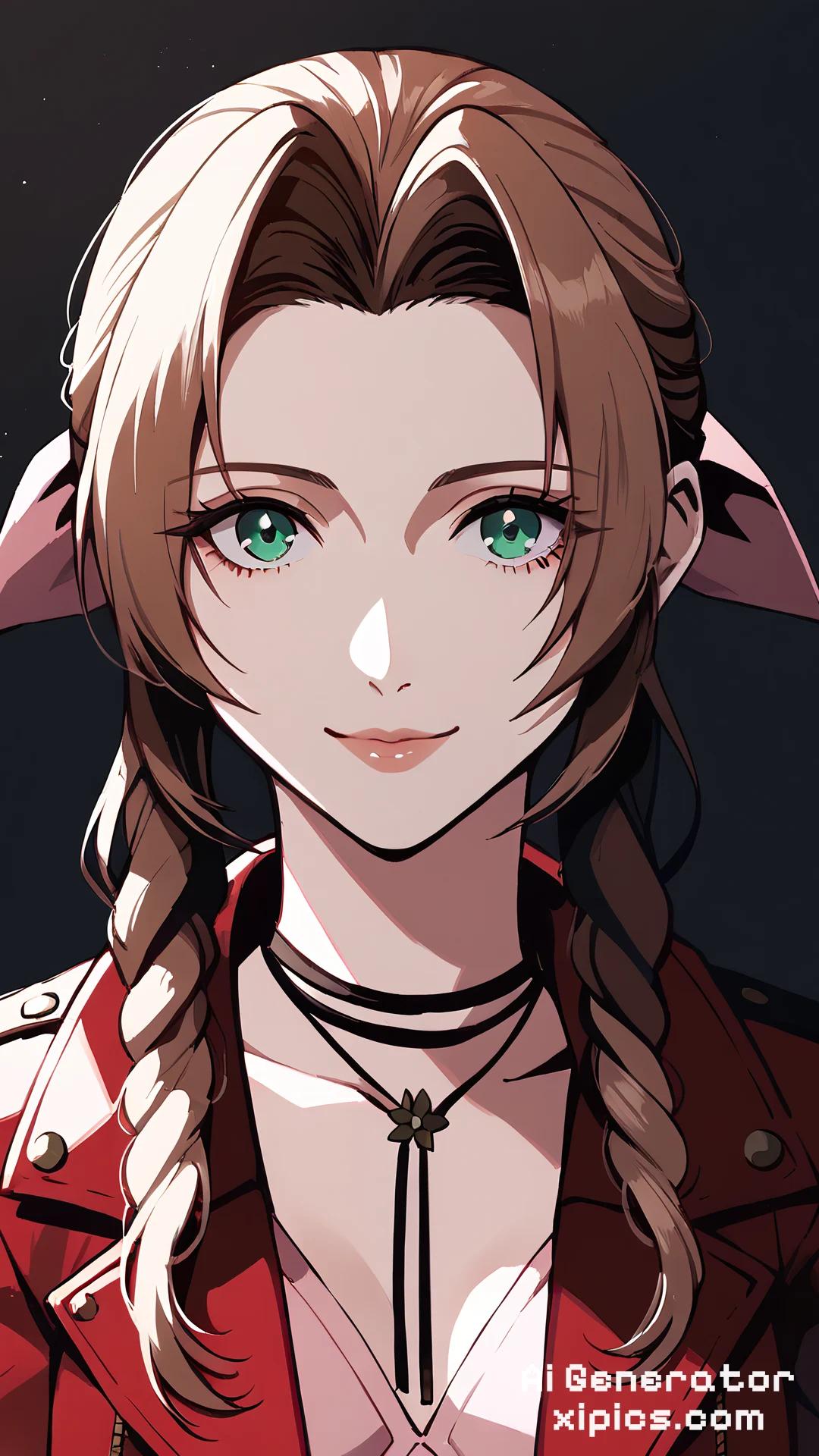 Final Fantasy aerith gainsborough ai generator