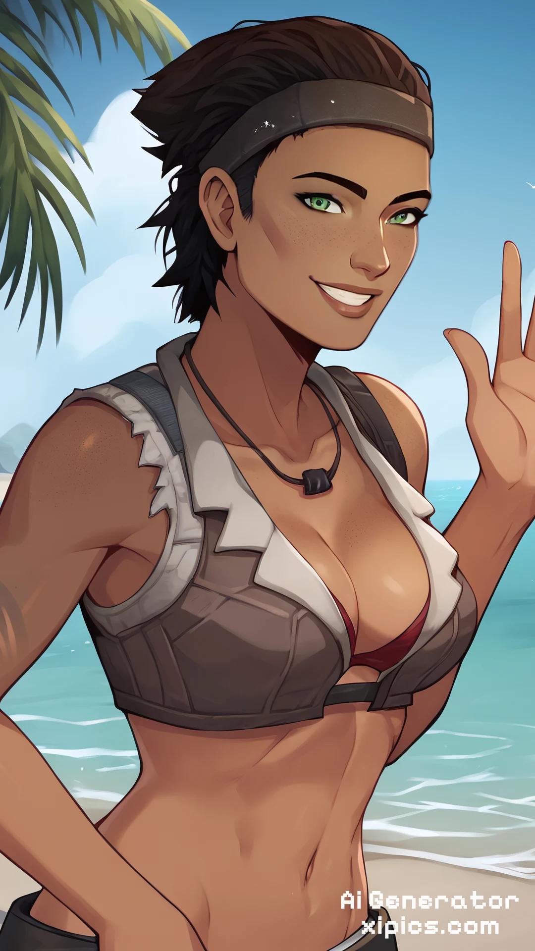 Alyx Vance Half Life Ai XXX beach