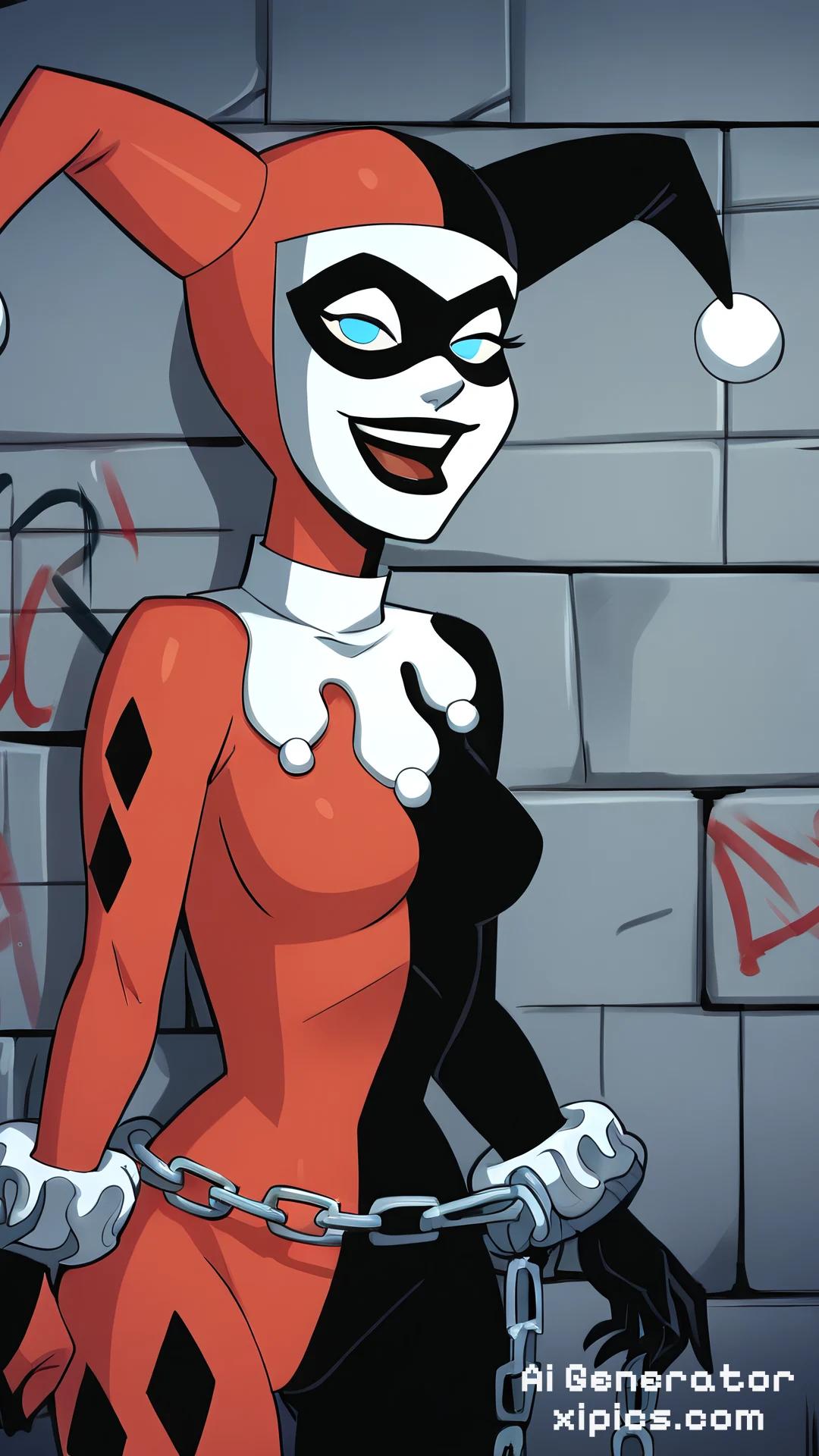 Harley Quinn Batman Animated cuffed