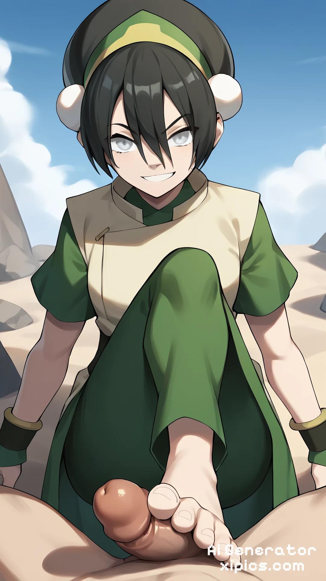 Toph Footjob