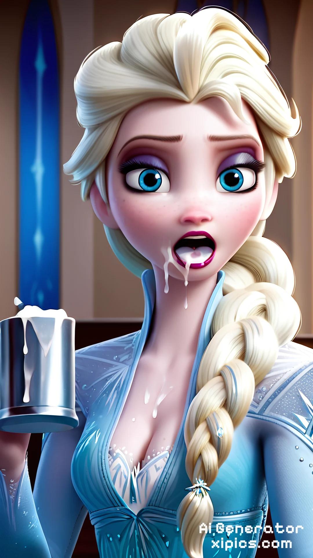 she went back for another sip