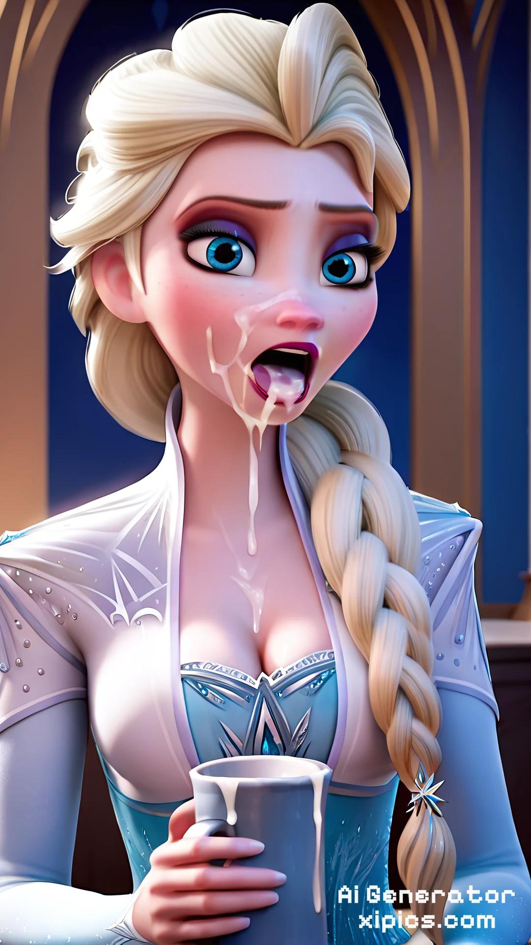 she finished the hole tankard