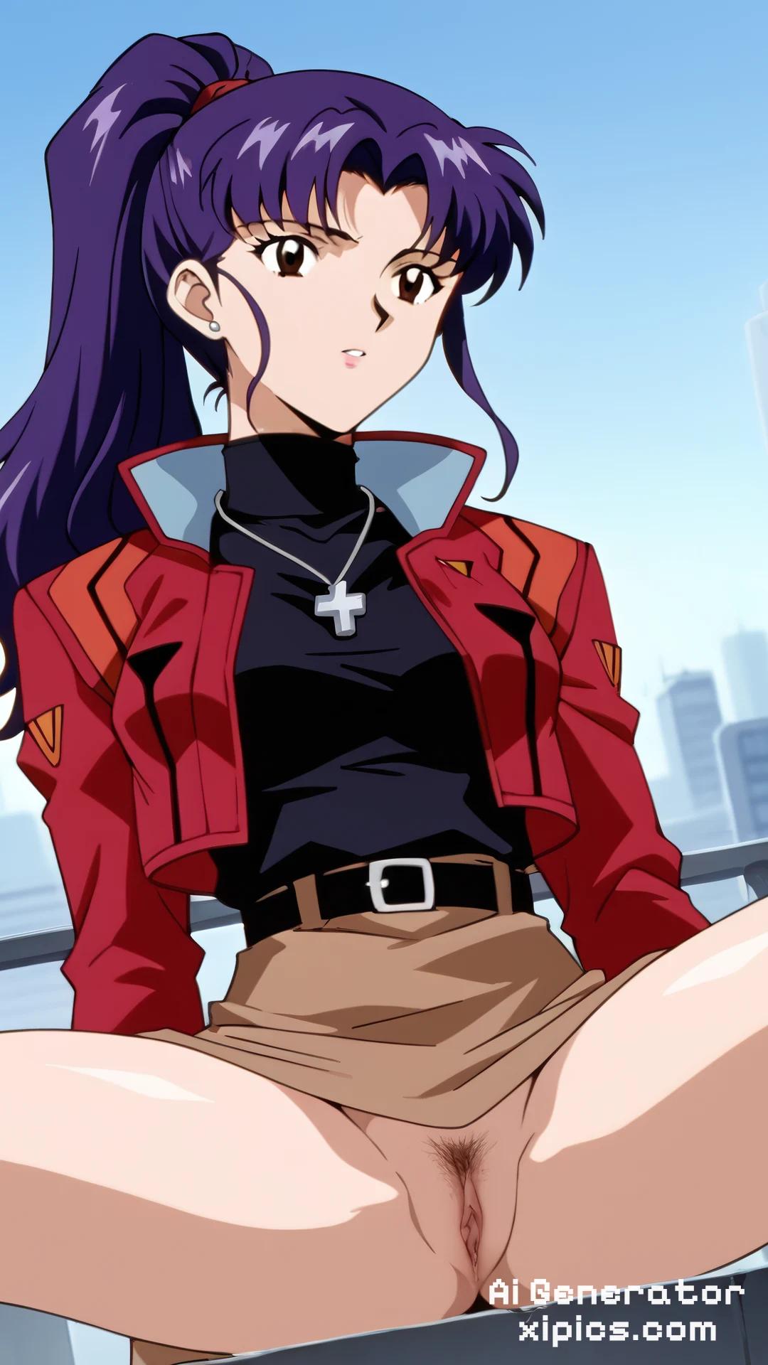 Misato 1 - no panties