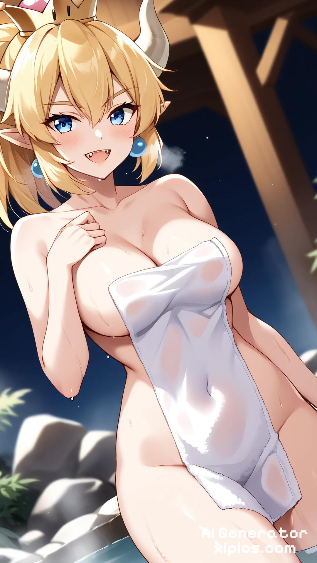 bowsette ai porn Super Mario hentai