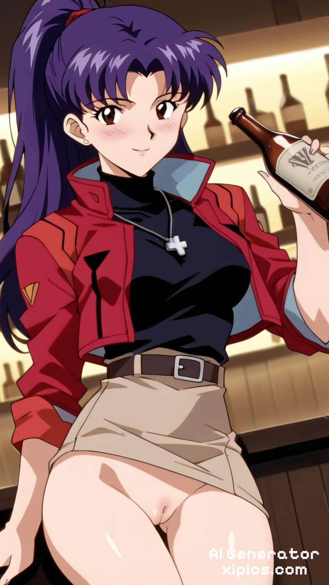 misato bar 1 - drinking