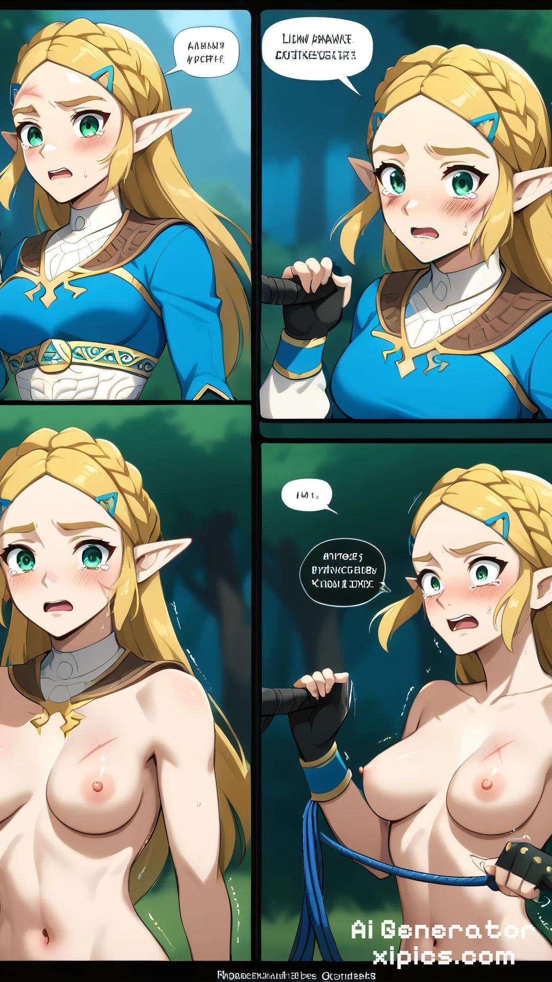 zelda page 6 - stripping