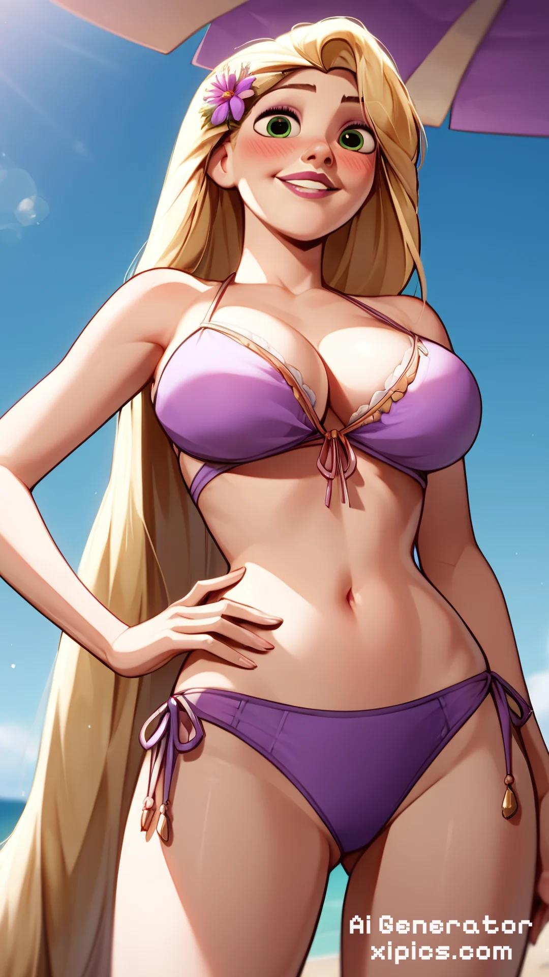 Rapunzel bikini nsfw ai porn