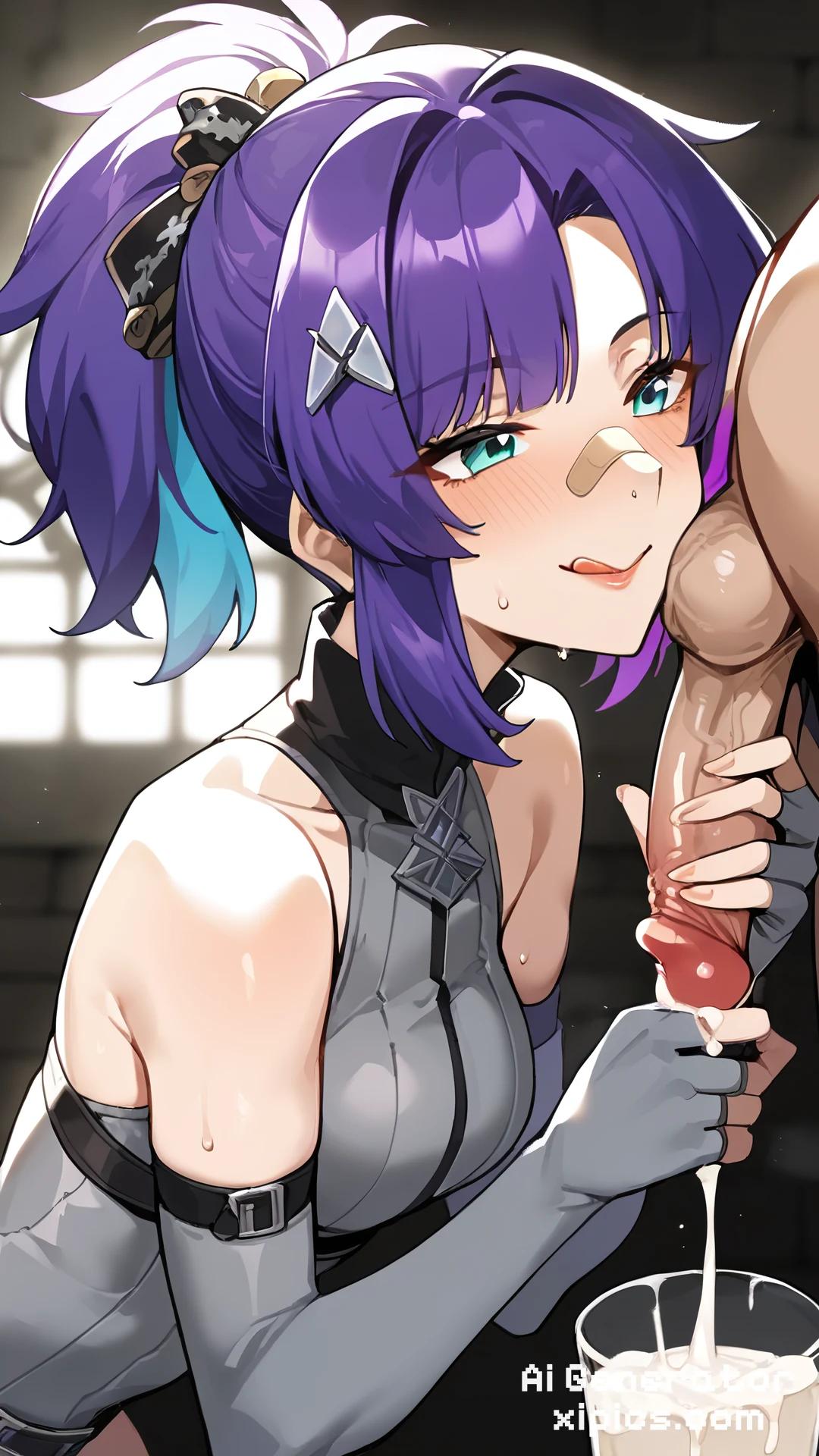 Milking Handjob Animated